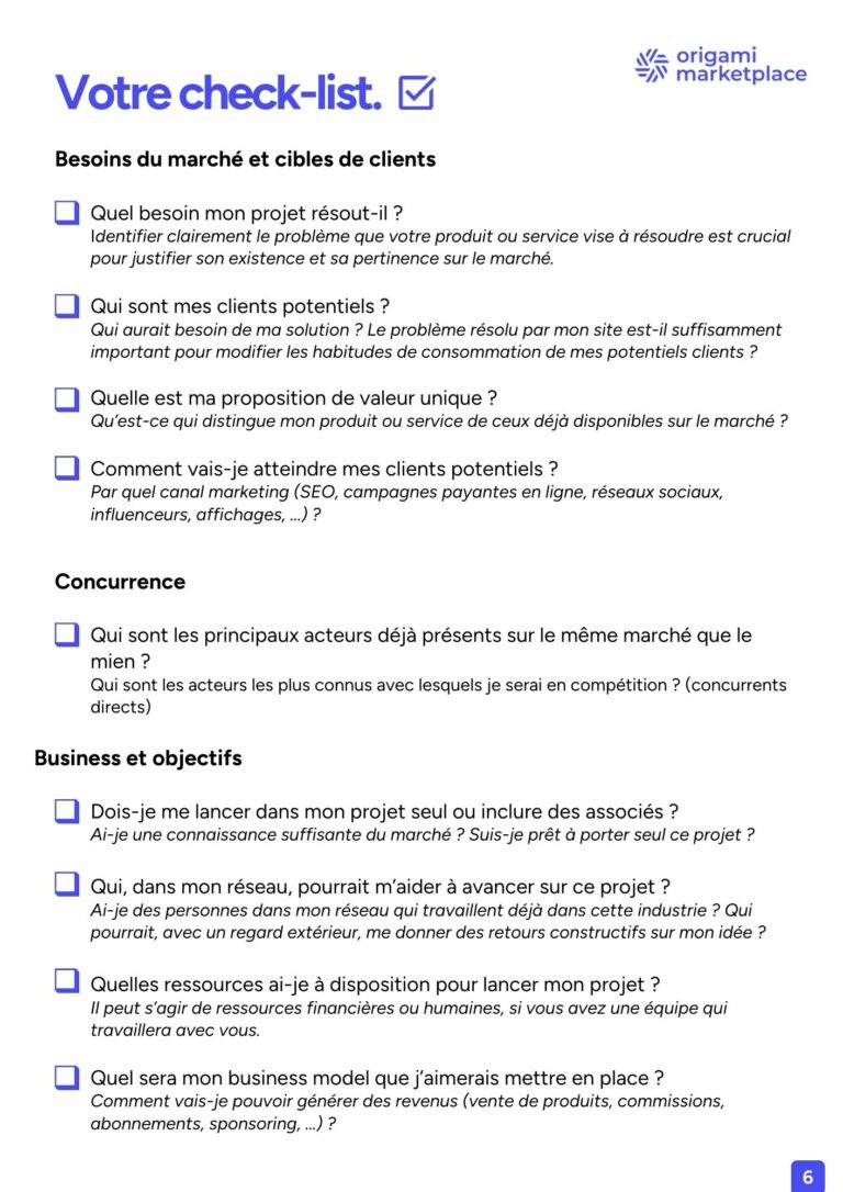 Ebook - Cadrage de projet marketplace