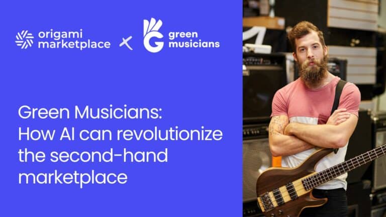 Screenshots of the ebook on the green musicians C2C marketplace