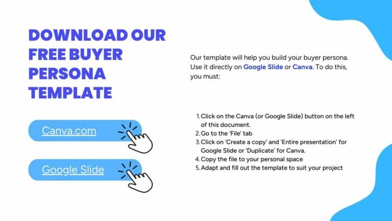 Define the buyer persona for your online marketplace