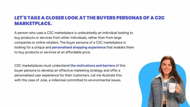 Define the buyer persona for your online marketplace