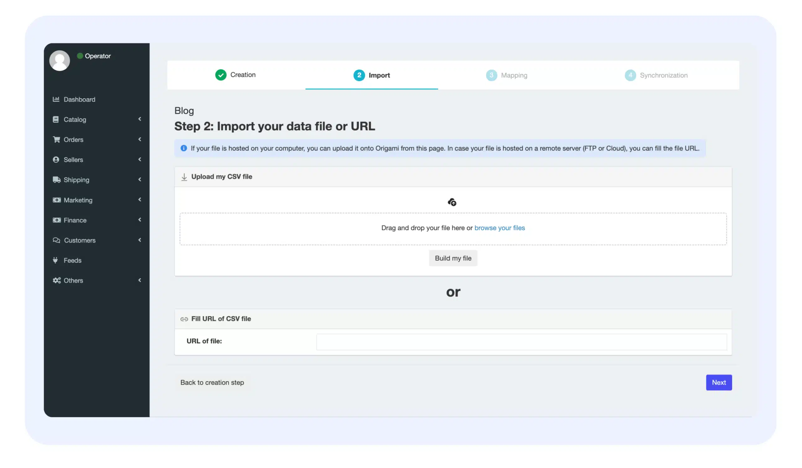 product feed manager - marketplace
