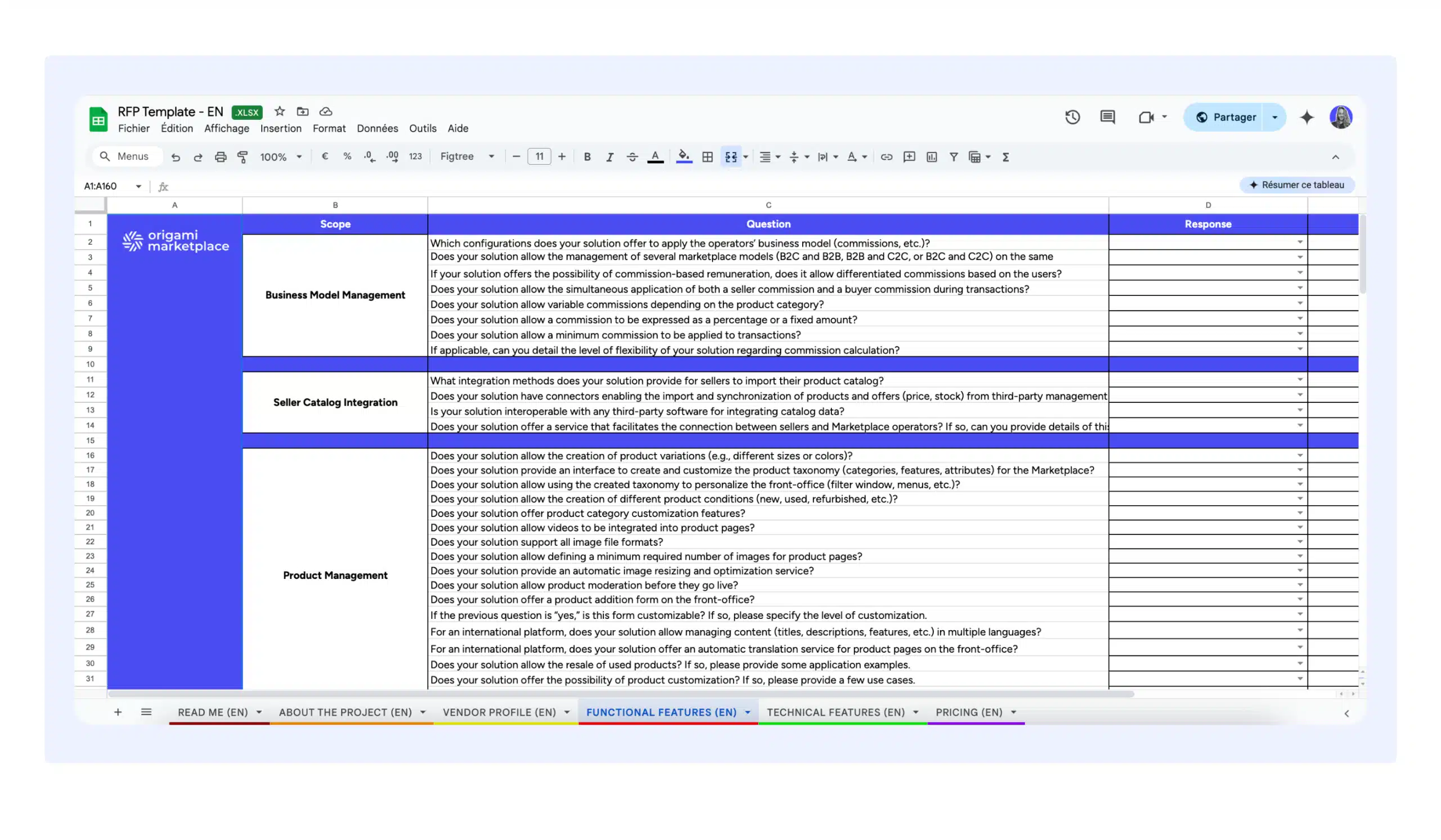 e-Commercem Marketplace RFP Template