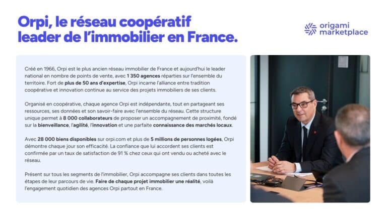 Orpi - Use case - Solution d'achats / Centrale d'achats
