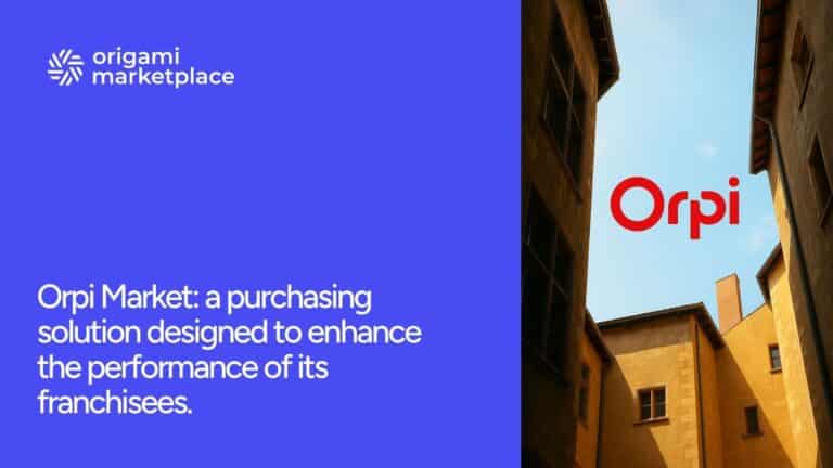 Screenshot of the use case on Orpi, a central purchasing office for a franchised French estate agency network